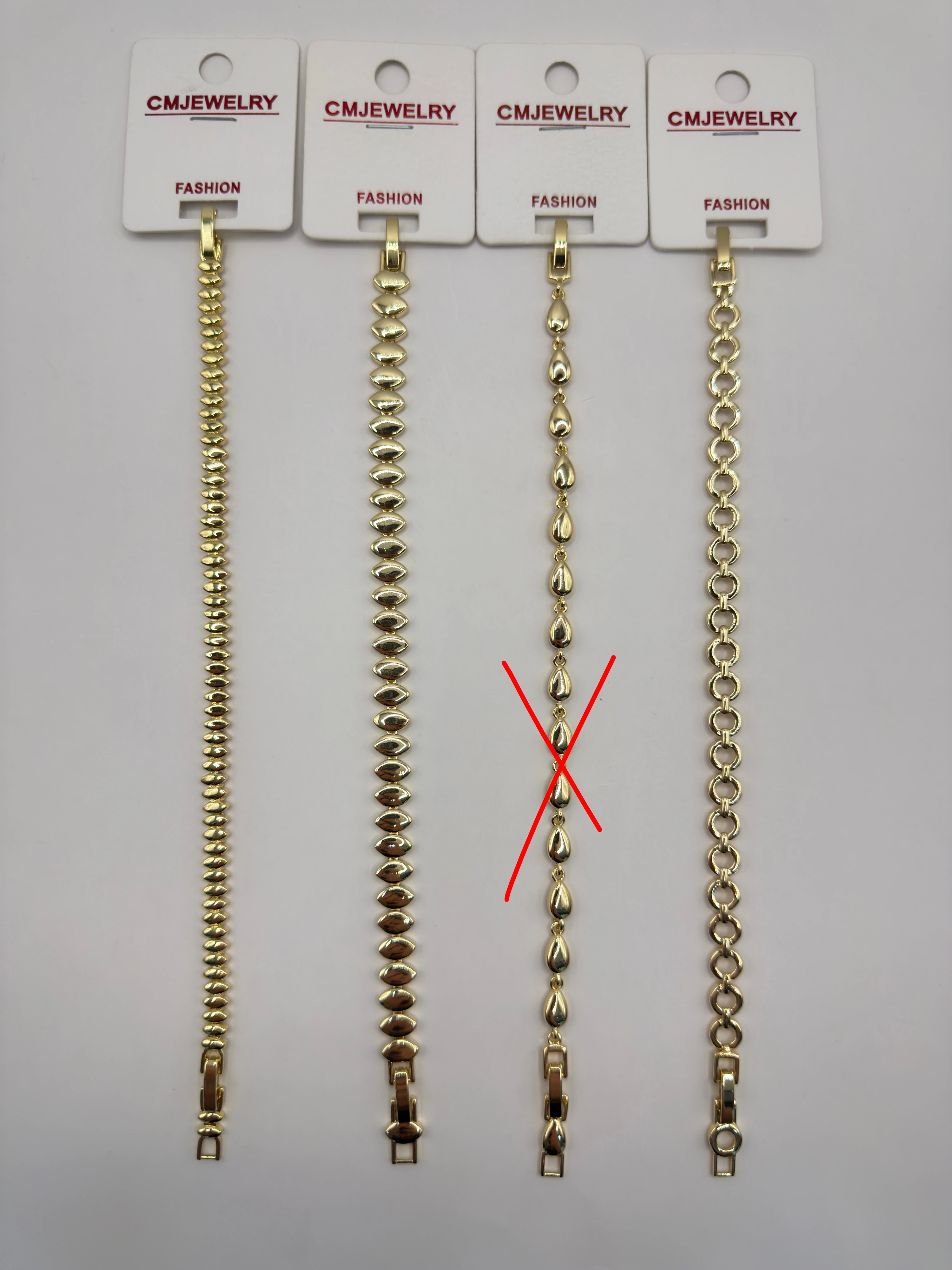 CM JEWELRY 14K Bileklik 12