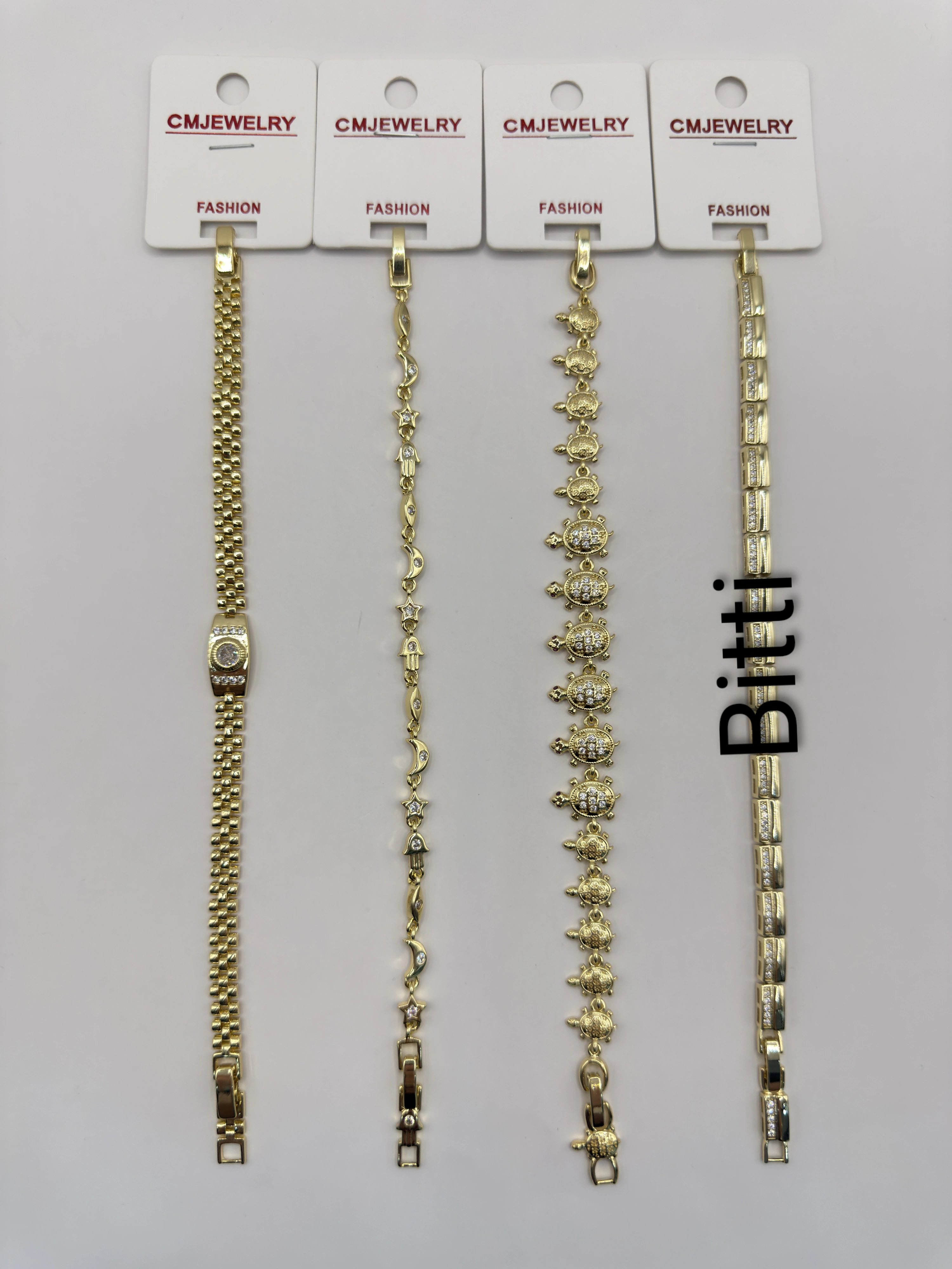 CM JEWELRY 14K Bileklik 38