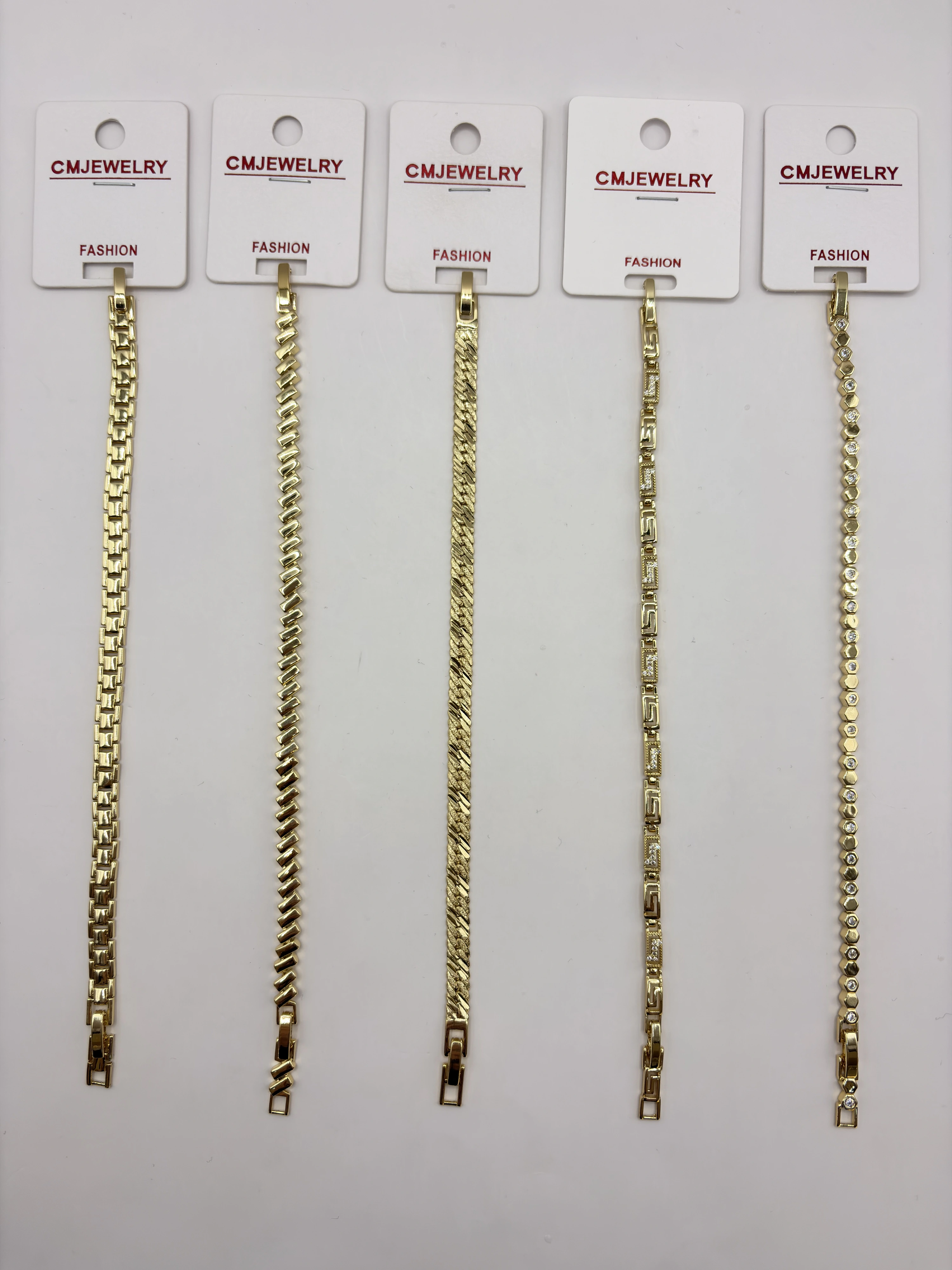CM JEWELRY 14K Bileklik 60