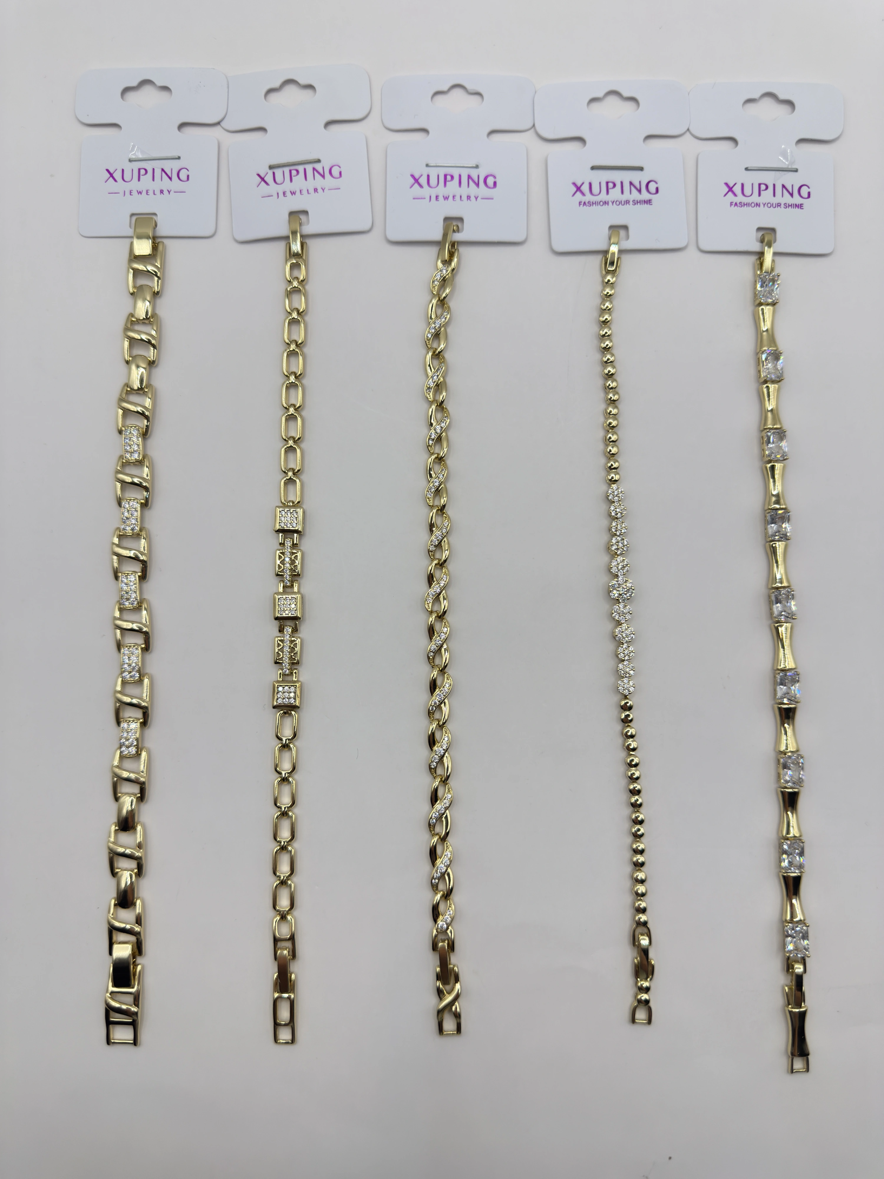 XUPING JEWELRY 14K Bileklik 5