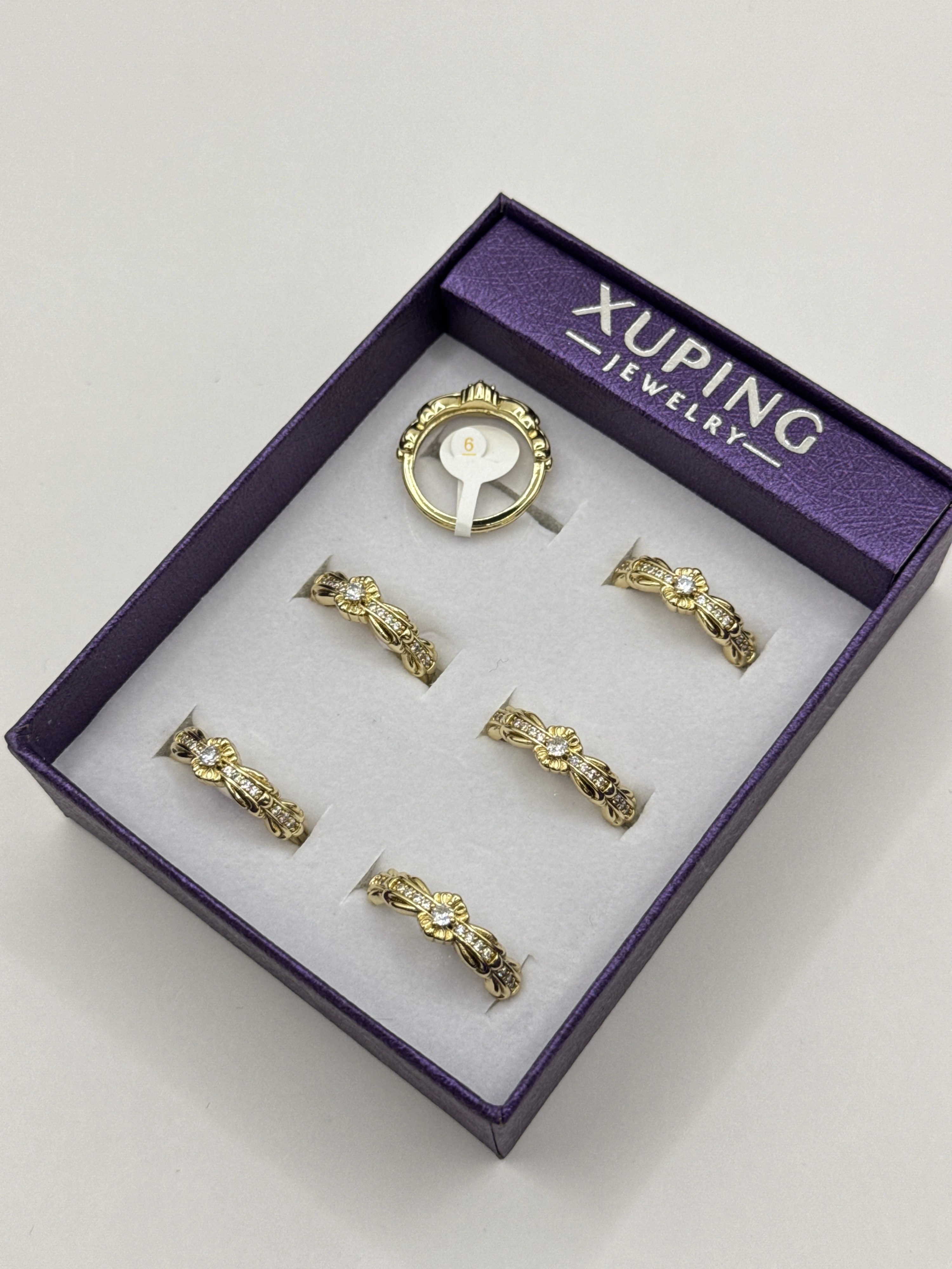 XUPING JEWELRY 14K 6'lı Yüzük 1