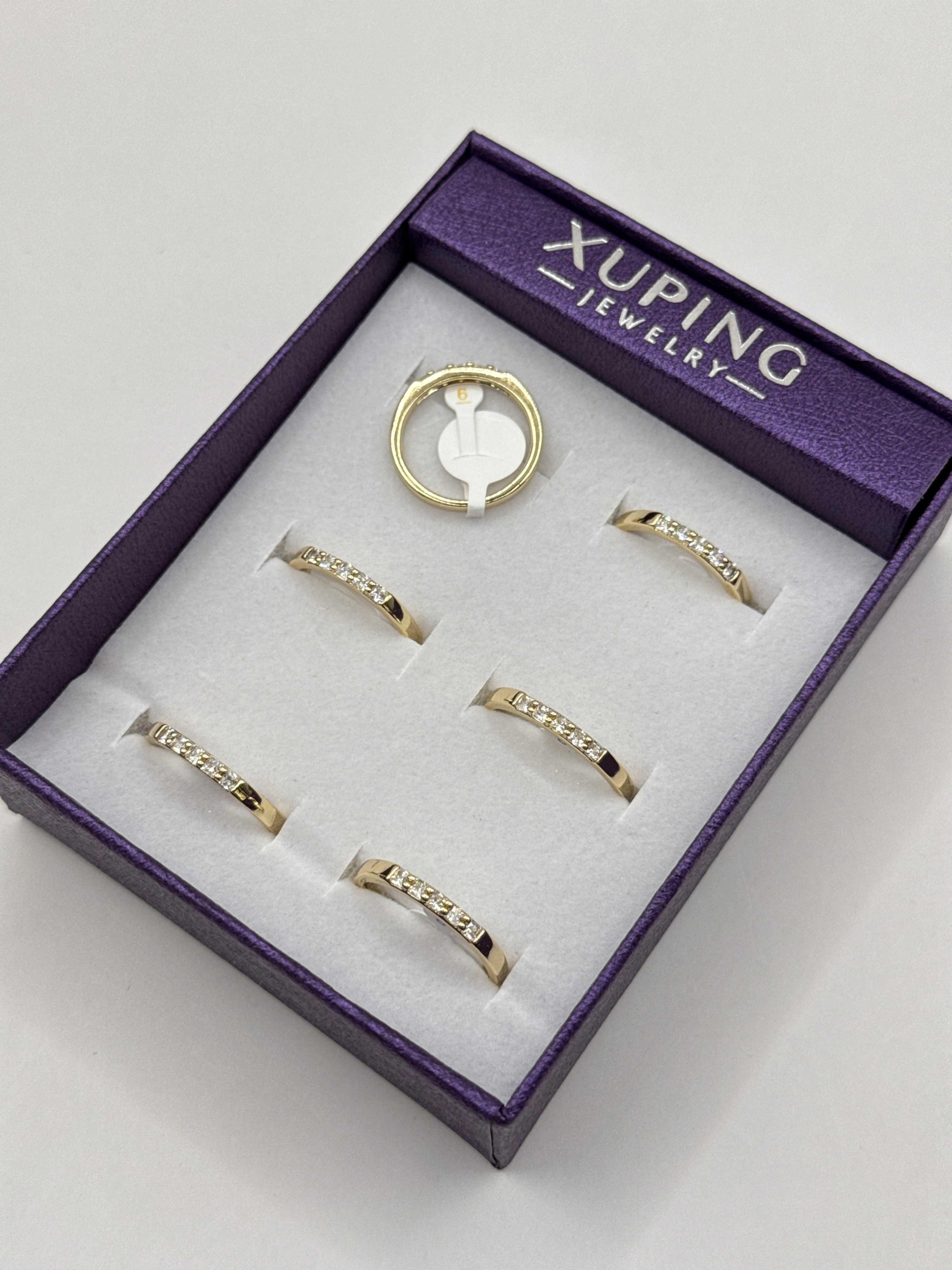 XUPING JEWELRY 14K 6'lı Yüzük 2