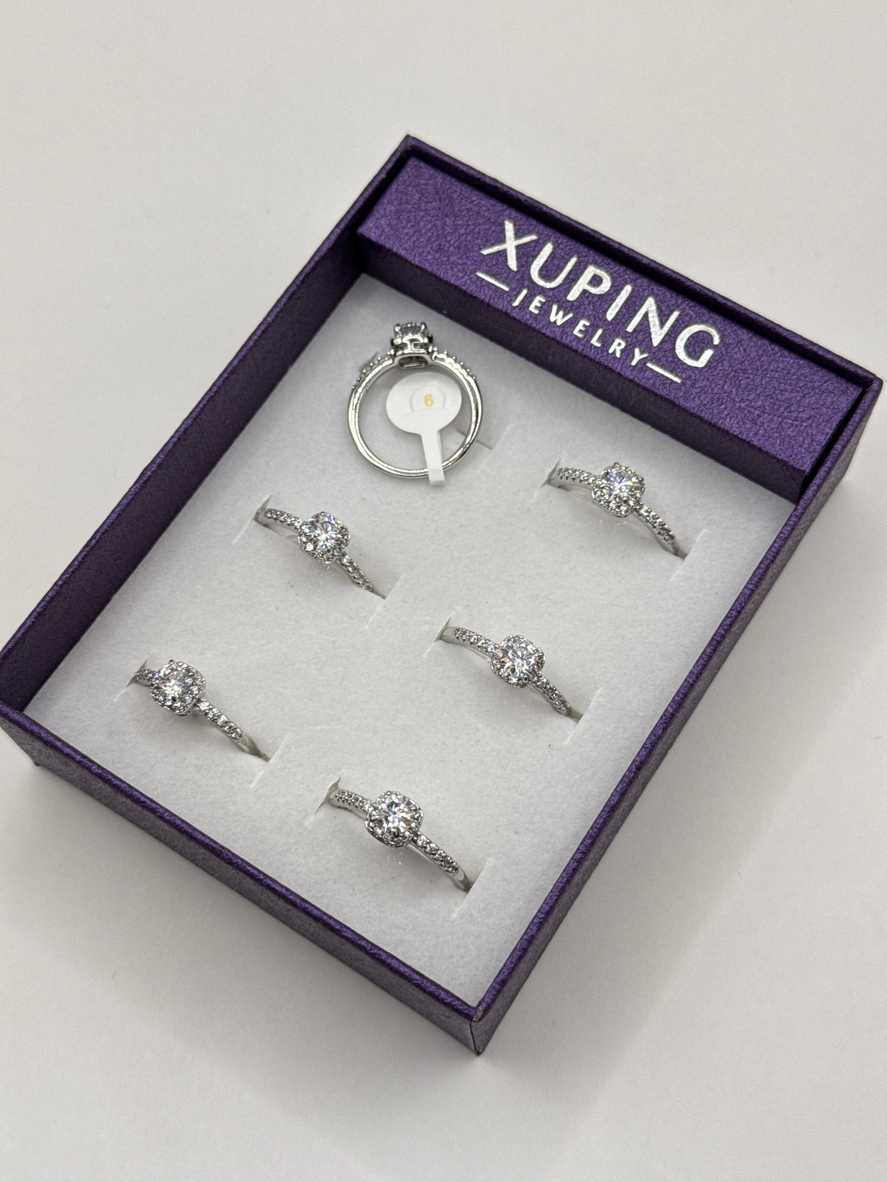 XUPING JEWELRY 14K 6'lı Yüzük 7