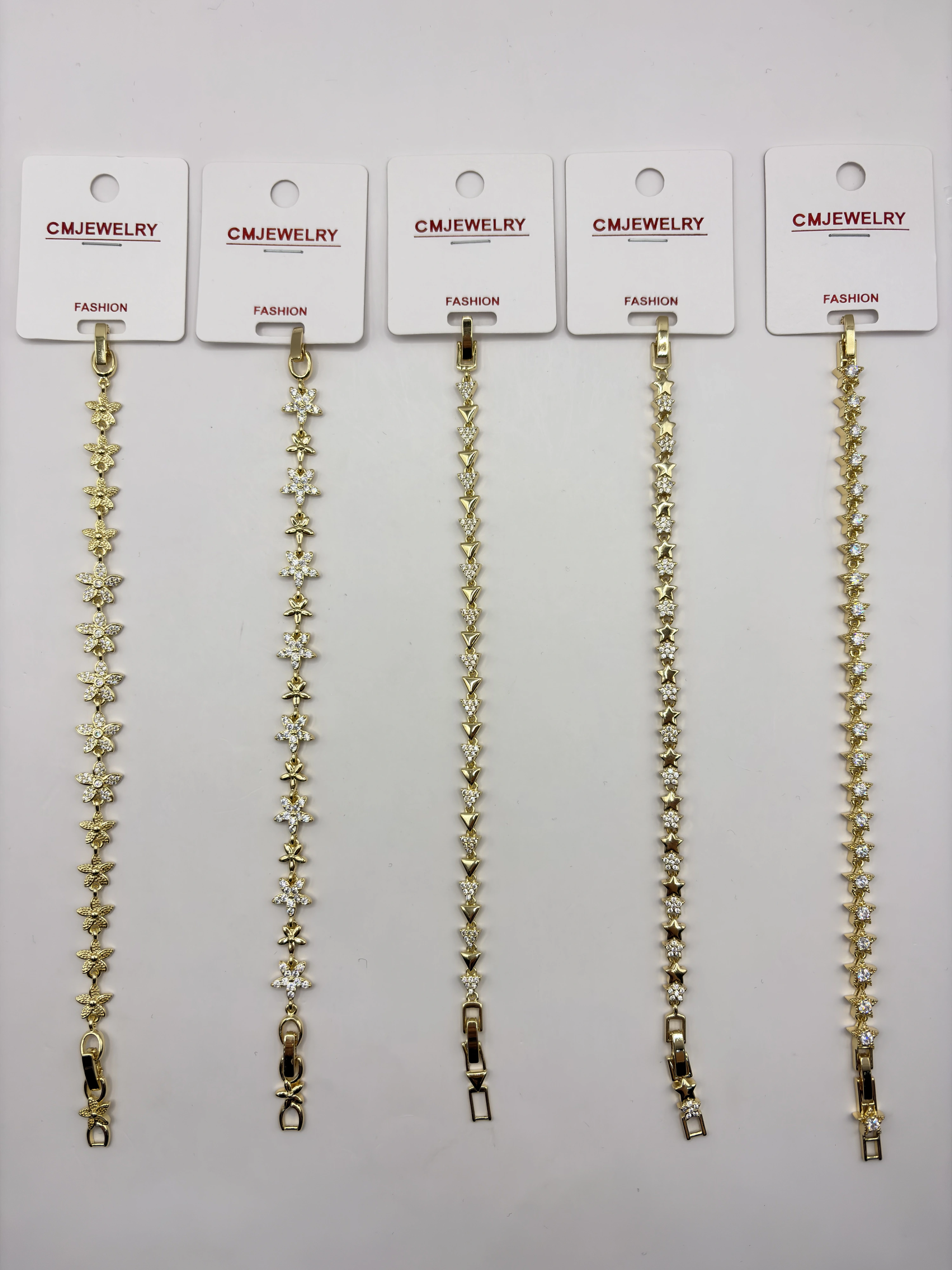 CM JEWELRY 14K Bileklik 123