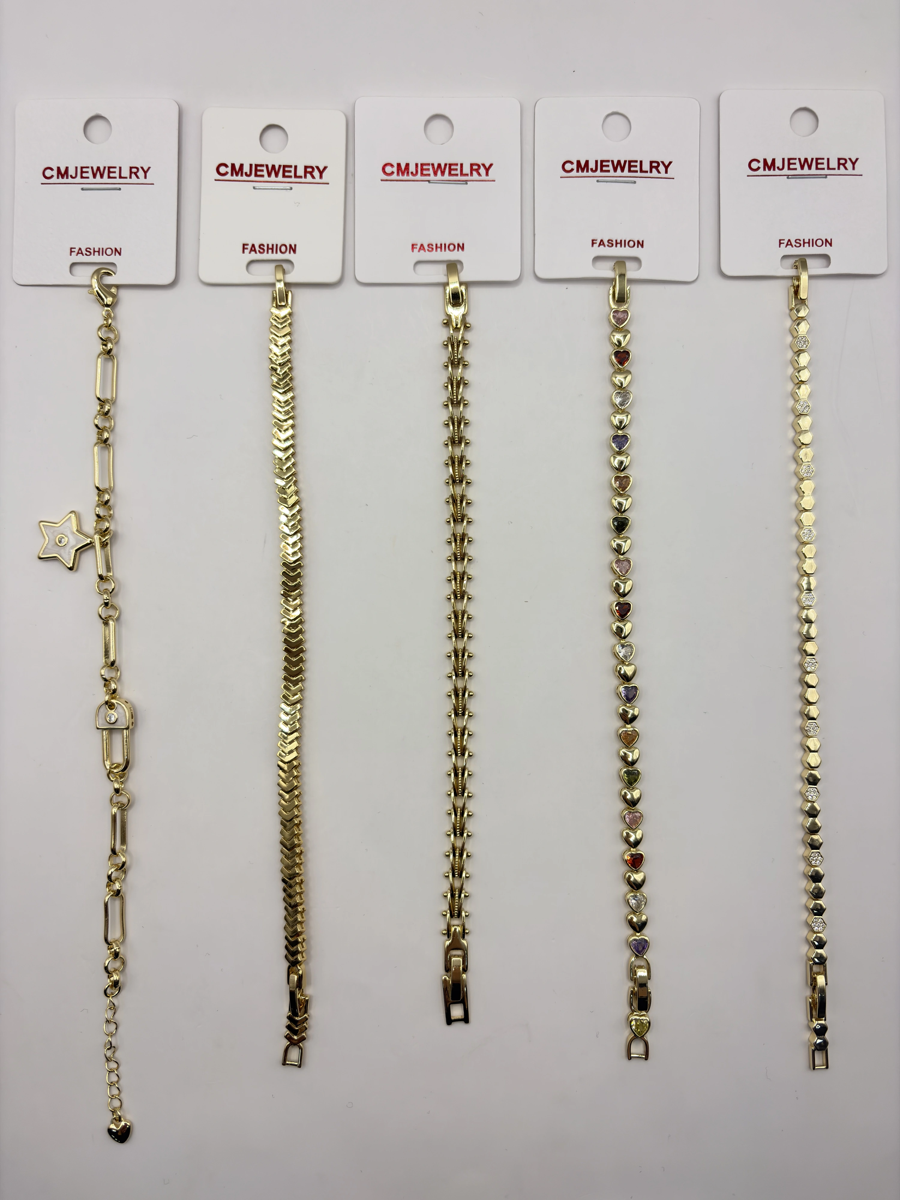 CM JEWELRY 14K Bileklik 158