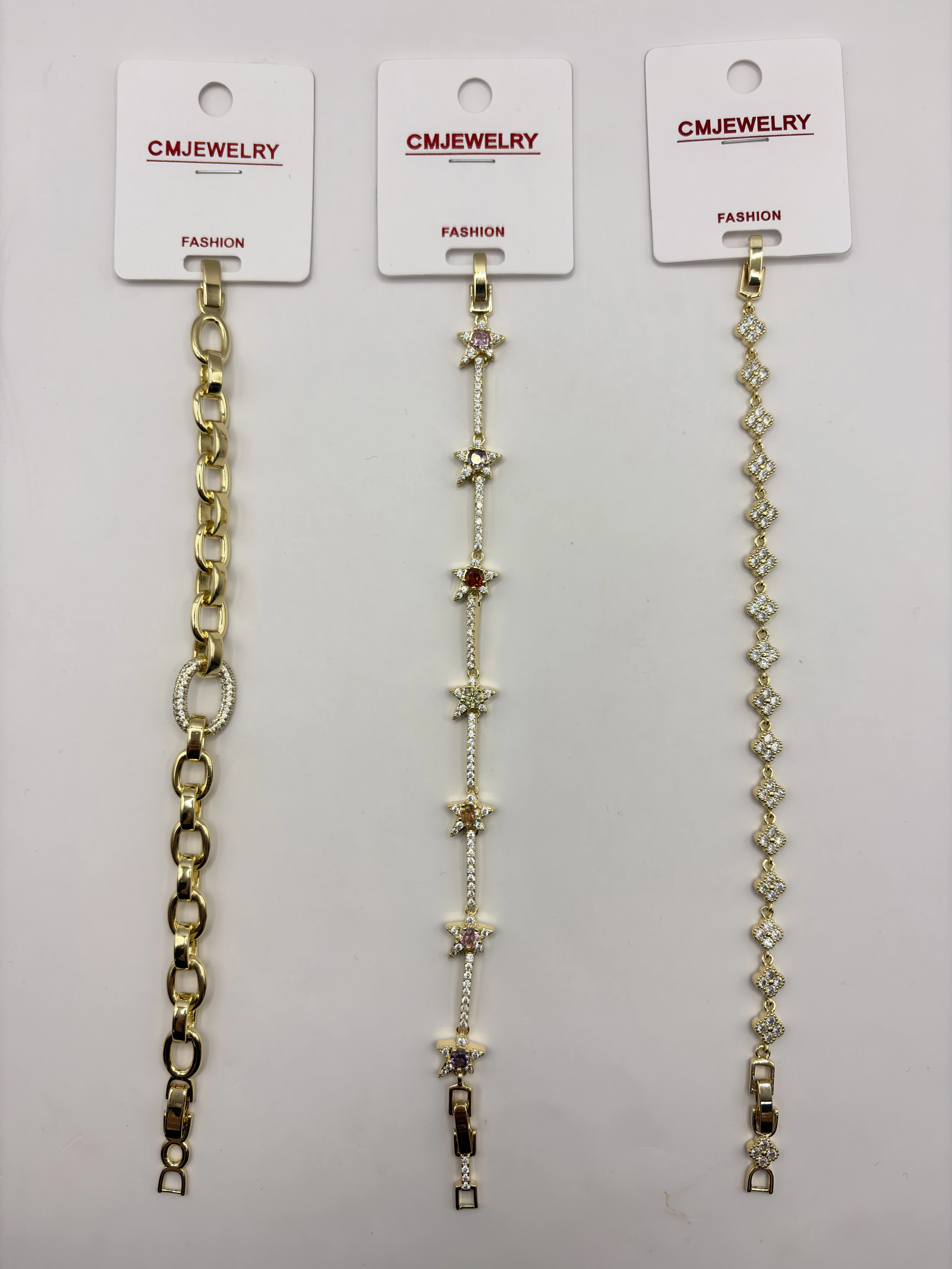 CM JEWELRY 14K Bileklik 161