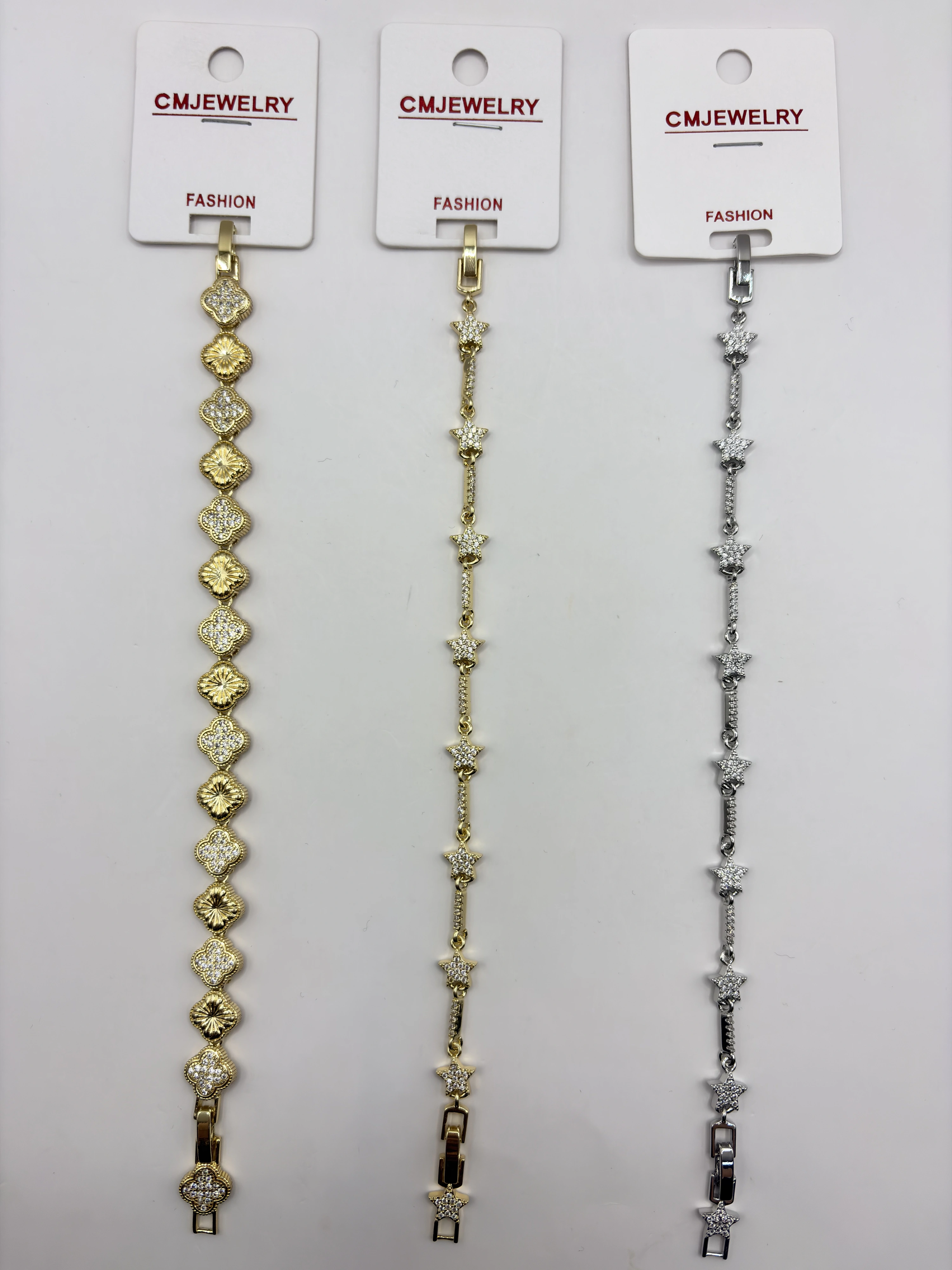 CM JEWELRY 14K Bileklik 166