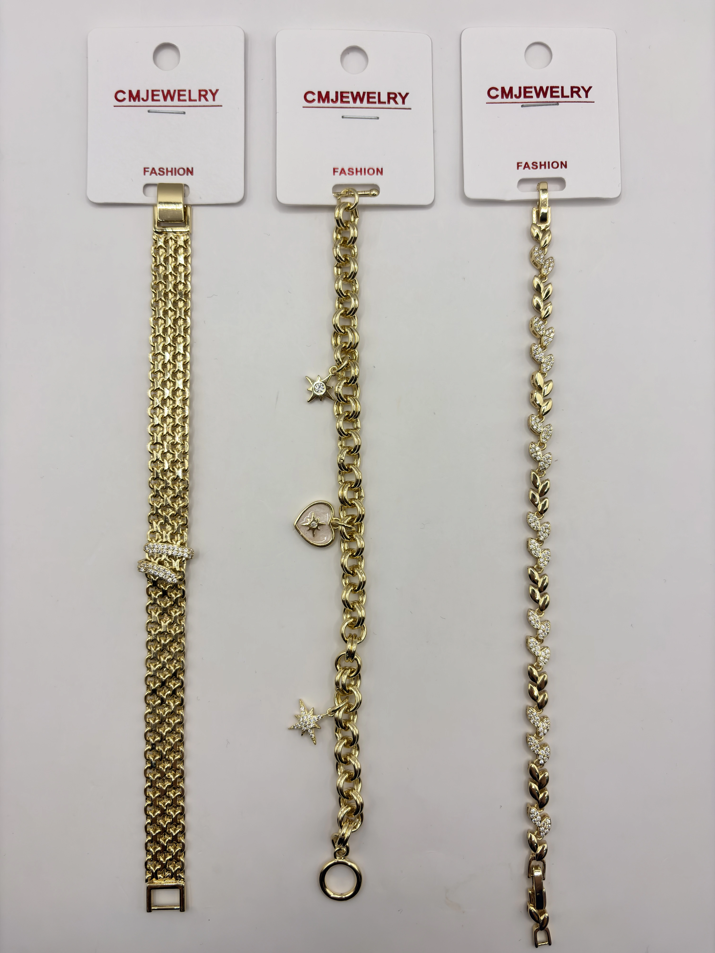 CM JEWELRY 14K Bileklik 167