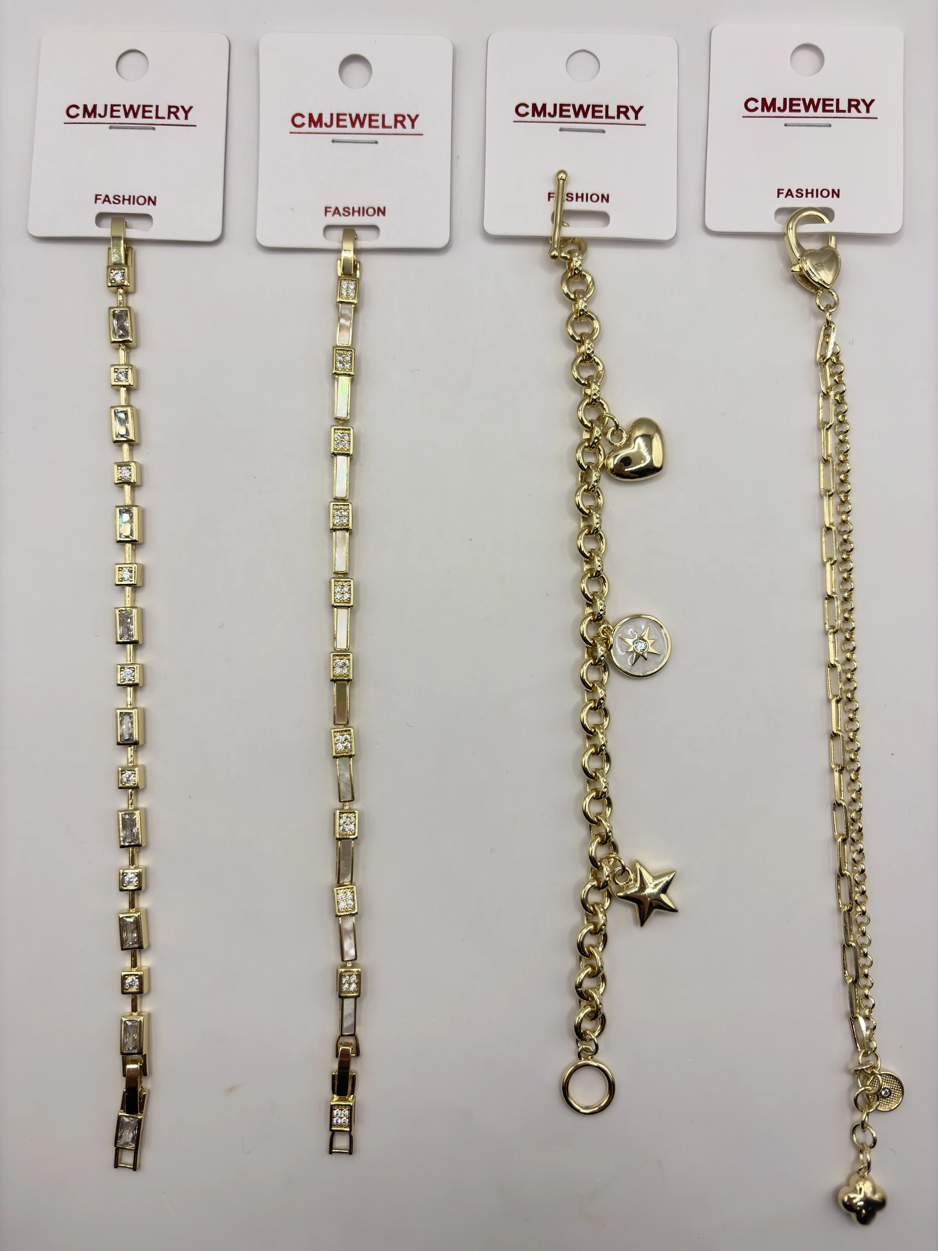 CM JEWELRY 14K Bileklik 186